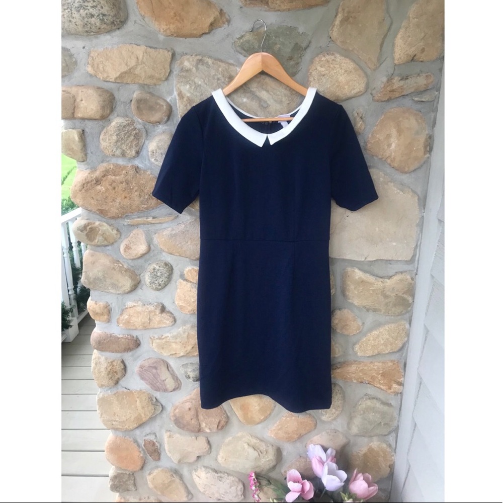 Merona navy sailor dress